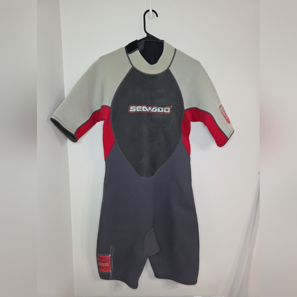 Sea-Doo Men's BRP Wetsuit 4-Way Stretch Shorty Wetsuit Swimming Scuba Large
